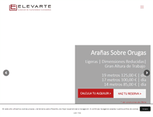 Tablet Screenshot of elevarteplataformas.com